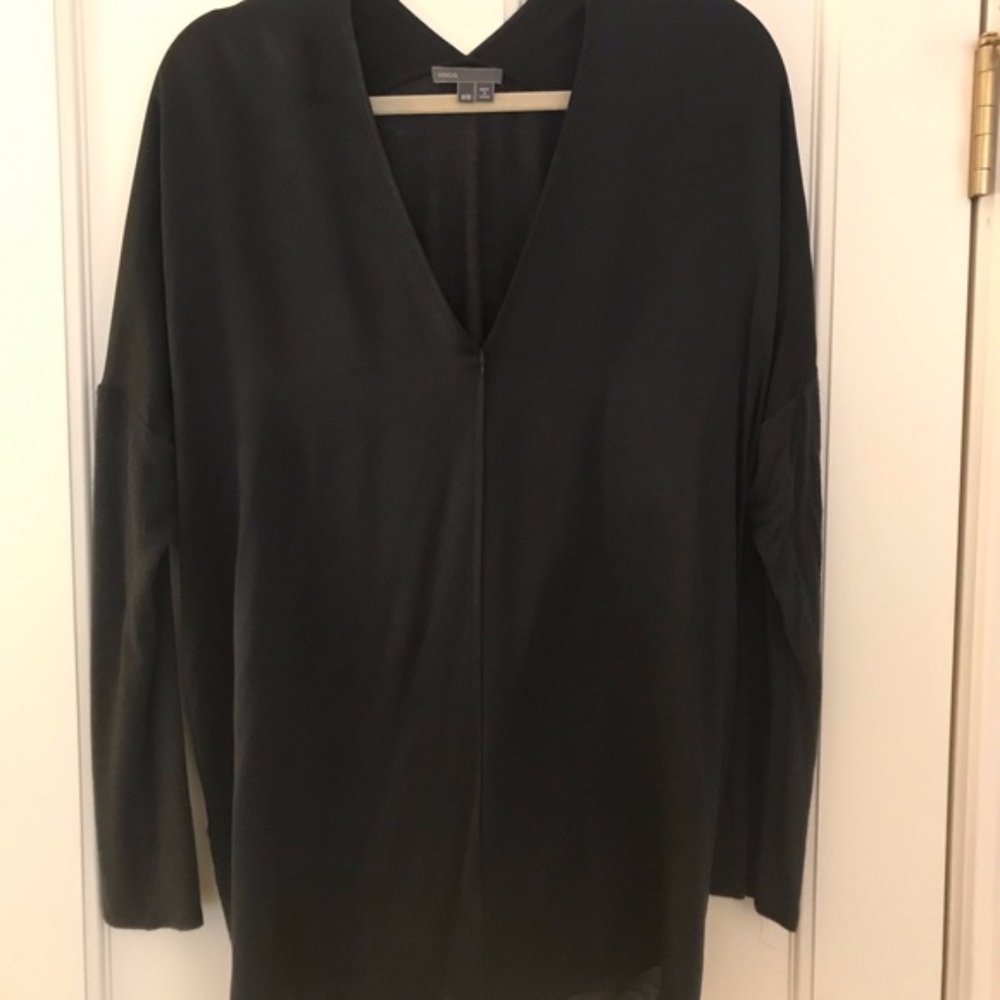 🖤Vince silk and wool tunic/blouse